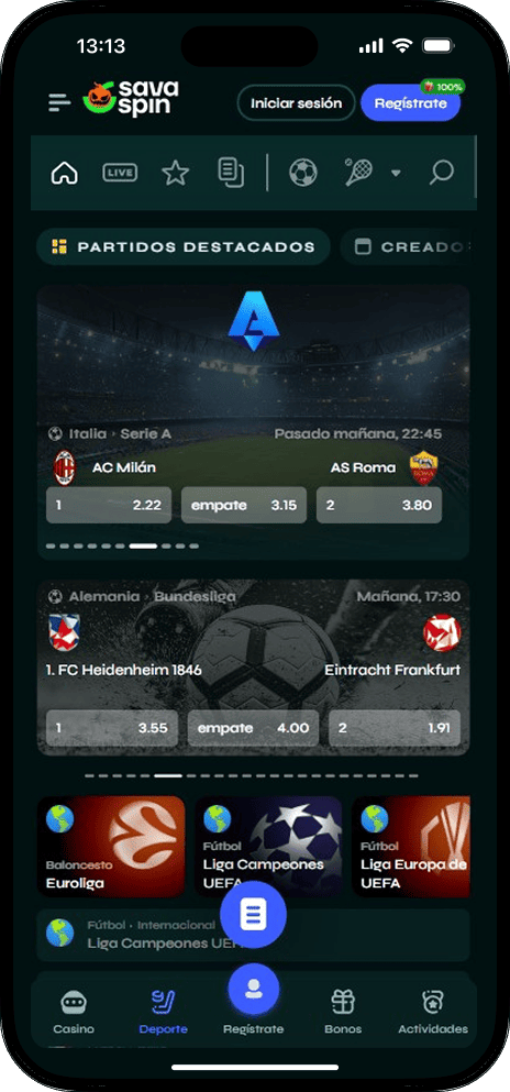 Página web de Savaspin